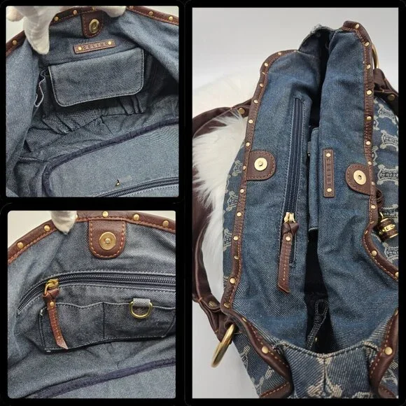 Céline Denim Hobo Shoulder Bag - Picture 6 of 17